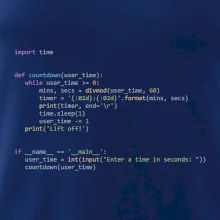 Python Odpočet času
