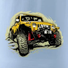 Žlutý offroad s navijákem