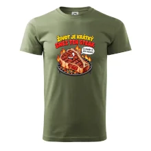 Život je krátký sněz ten steak bez kečupu