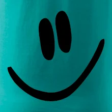 Emoji bez obrysu - usměv