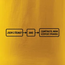 Jsem z října mám vždycky pravdu diagram