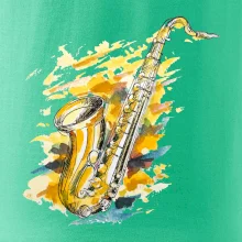 Saxofon malovaný