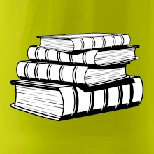 Knihy černobílé na sobě