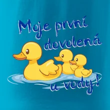 Moje první dovolená u vody - sourozenci