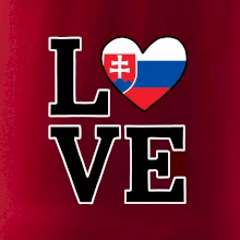 Love Slovenská vlajka