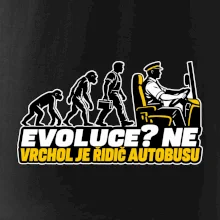 Evoluce vrchol je řidič autobusu