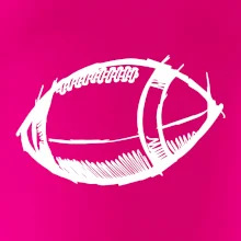 Americký fotbal míč skica