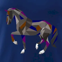 Kůň geometrie barevný