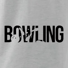 Bowling nápis kuželky Bowling nápis kuželky