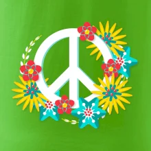 Peace symbol abstraktní