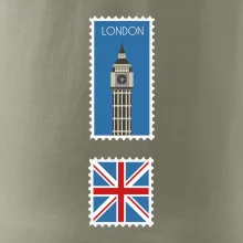 Londýn známka barevná