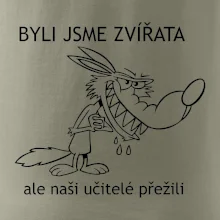 Školní triko - Zvířata