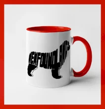 Novofundlandský pes - nápis v tělě