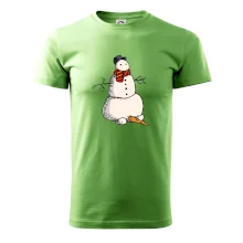 Sněhulák se spadlým nosem