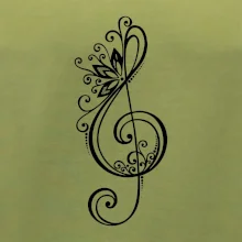 Houslový klíč kytky