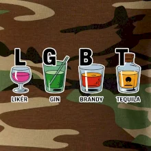 LGBT -  Likér, Gin, Brandy, Tequila