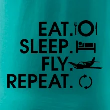 Eat sleep fly repeat