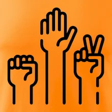 Kamen nůžky papír ikony