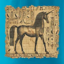 Egyptské hieroglyfy jednorožec