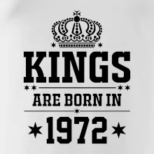 Kings are born in 1972
