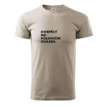 DOSPĚLÝ NA POLOVIČNÍ ÚVAZEK.