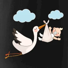 Čáp čekáme miminko - neutrální