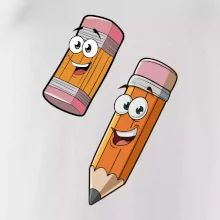 Parové triko - Tužka a guma