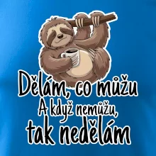 Dělám, co můžu. A když nemůžu, tak nedělám.