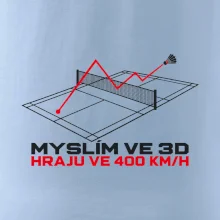 Badminton myslím ve 3d