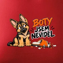 Boty jsem neviděl - štěně vlčáka