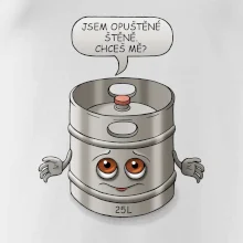 Opuštěné štěně - sud (Hana-creative)