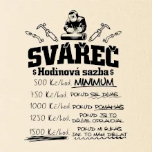 Svářeč - hodinová sazba