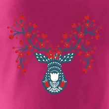 Folklor - jelen s červenými plody