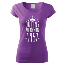 Queens are born in 1957