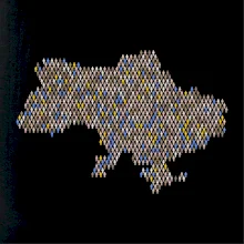 Mapa Ukrajiny panáčci Mapa Ukrajiny panáčci