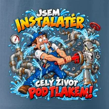 Instalatér celý život pod tlakem komiks