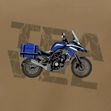 Cestovní enduro modré