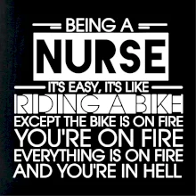 Being a nurse - bike
