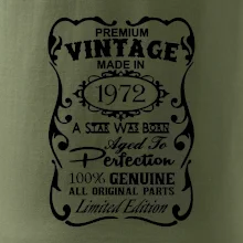 Vintage Etiketa - 1972