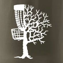 Disc golf pozor strom