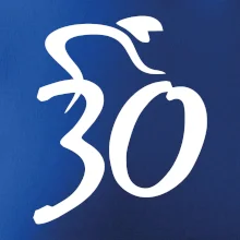 Cyklista slaví třicítku (30)