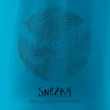 Sněžka - vrstevnice v kruhu