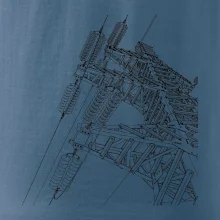 Nákres stožáru vysokého napětí