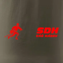 Hasičský sport SDH + váš název ČERVENÁ