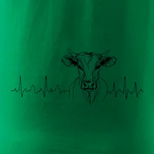 EKG křivka kráva