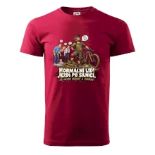 Normální lidi jezdí po silnici cyklistický humor