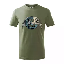 Moto kolo s křídly