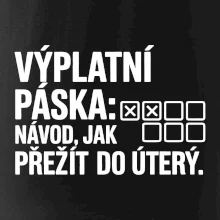 VÝPLATNÍ PÁSKA: Návod, jak přežít do úterý