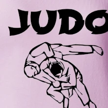 Judo nápis + postavy