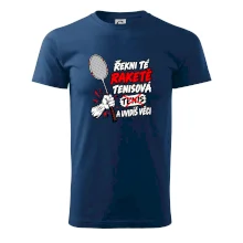 Badmintonová raketa není tenisová